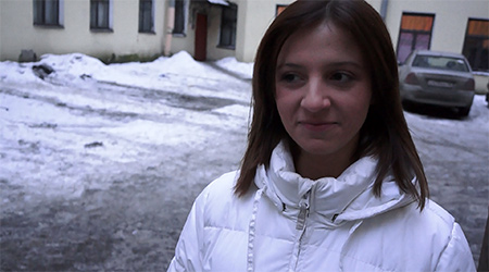 Russian cutie fucked by the agent