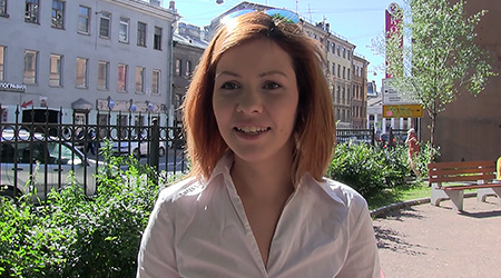 Red-haired teen drilled at casting