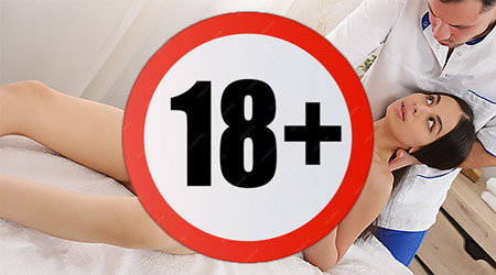 Sensitive massage for a curvy babe